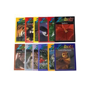 Zoobooks Lot of 12 Vintage Educational Magazines Wildlife 1997-2002 Home School